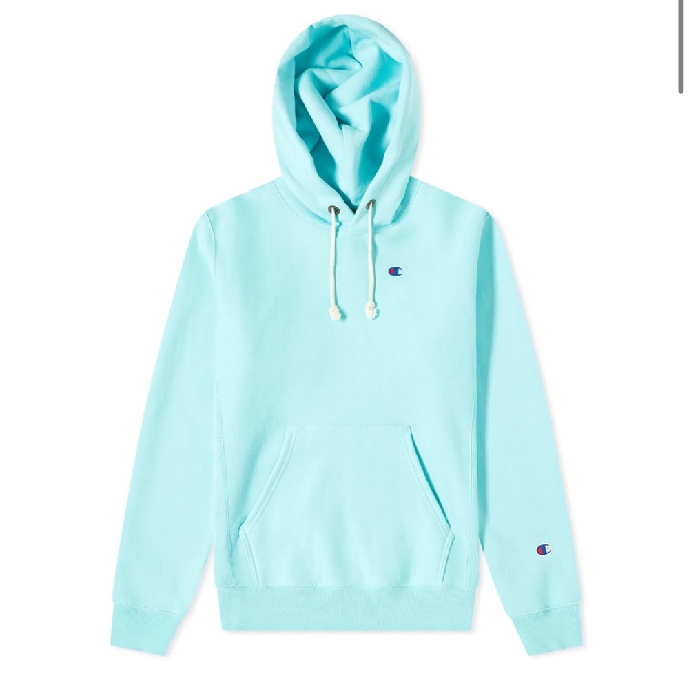 Baby Blue Turquoise Champion Hoodie